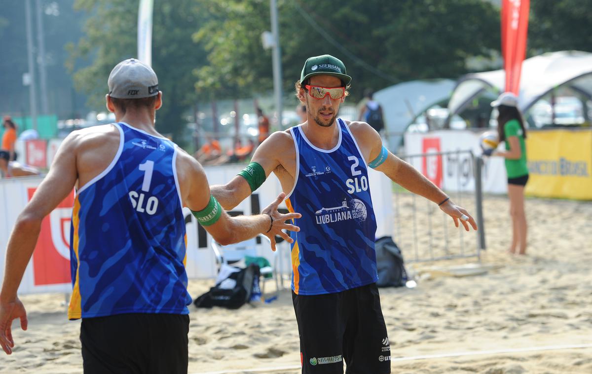 Nejc Zemljak Jan Pokeršnik | Nejc Zemljak in Jan Pokeršnik sta se kot edina Slovenca neposredno uvrstila v četrtfinale. | Foto Aleš Oblak