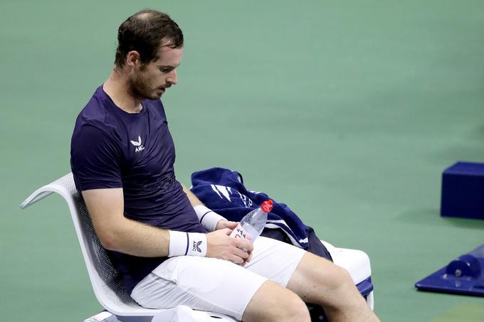 Andy Murray se je poslovil že po prvem dvoboju. | Foto: Getty Images