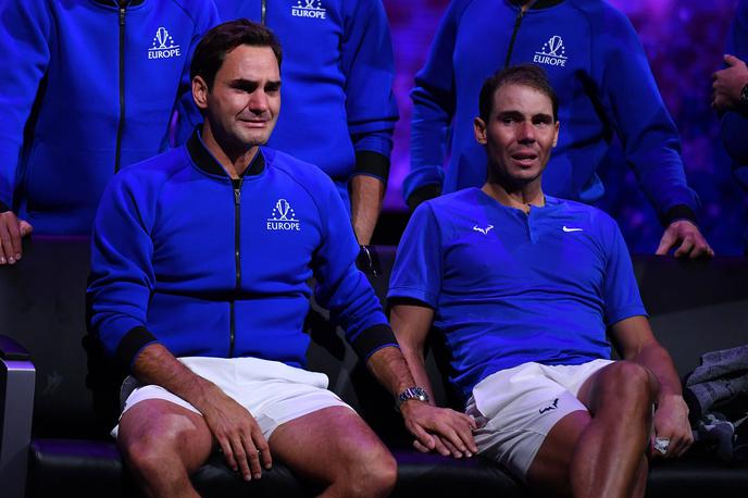 Roger Federer Rafael Nadal Laver Cup 2022 | Zadnje dni kariere velikana tenisa Rogerja Federerja bomo lahko spremljali v dokumentarnem filmu. | Foto Guliverimage