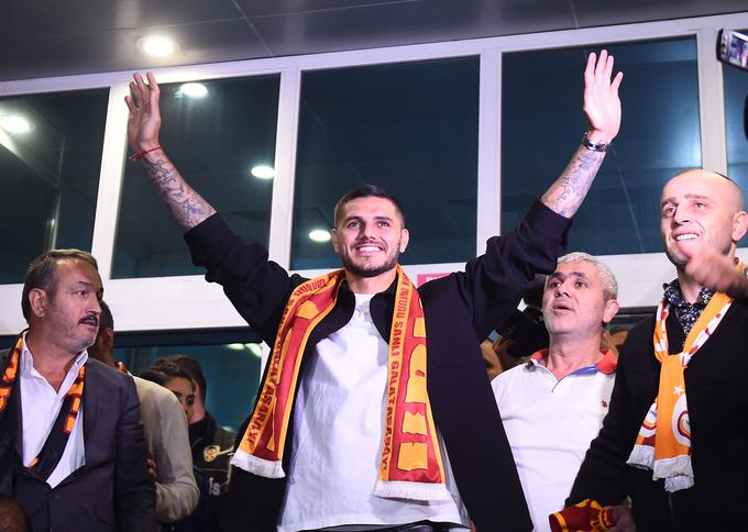 Argentinski zvezdnik Mauro Icardi užival v Istanbulu. | Foto: Guliverimage