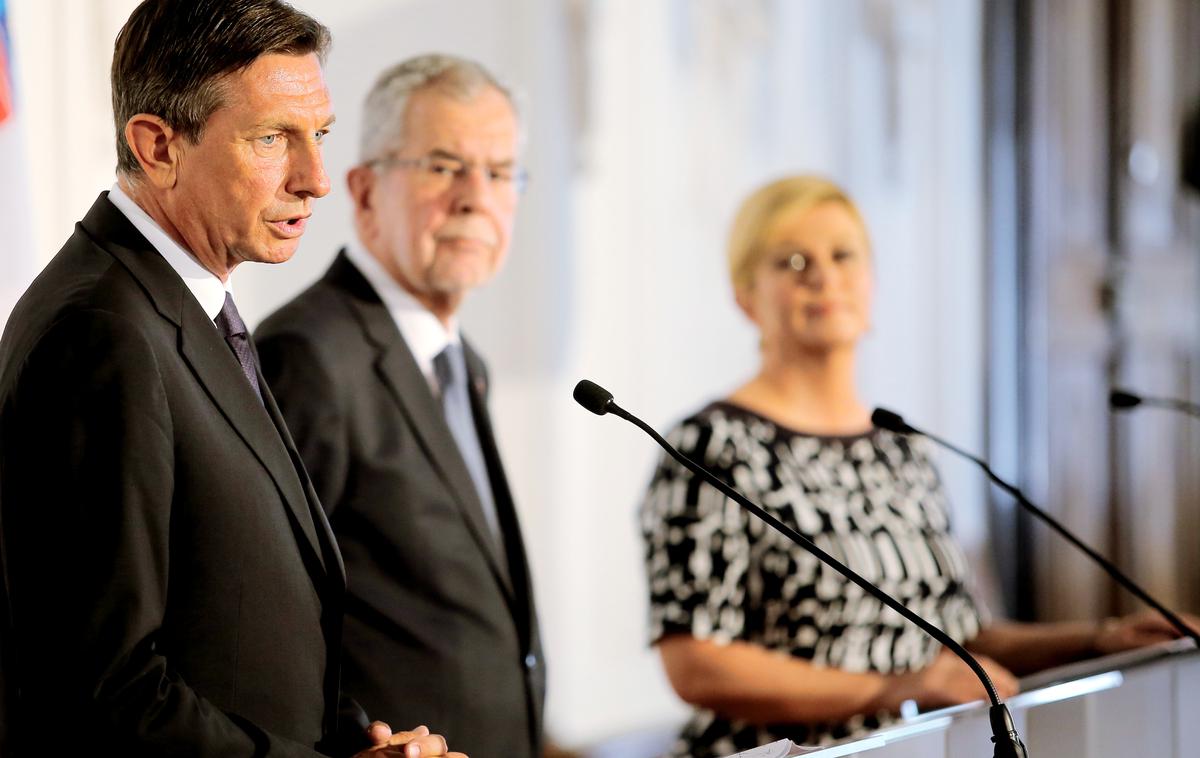 Alexander Van Der Bellen, Borut Pahor, Kolinda Grabar-Kitarović | Foto STA