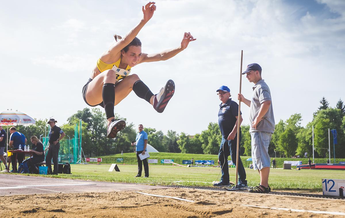 Eva Pepelnak | Eva Pepelnak je bron zgrešila za deset centimetrov. | Foto Peter Kastelic/ Sportida