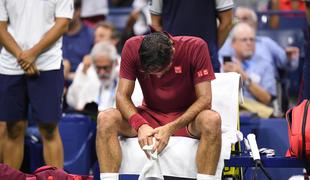 Senzacija v New Yorku, Federer potegnil krajšo