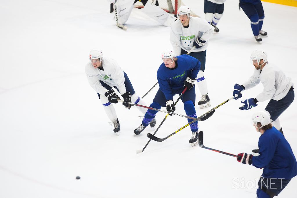 slovenska hokejska reprezentanca trening pred SP 2019