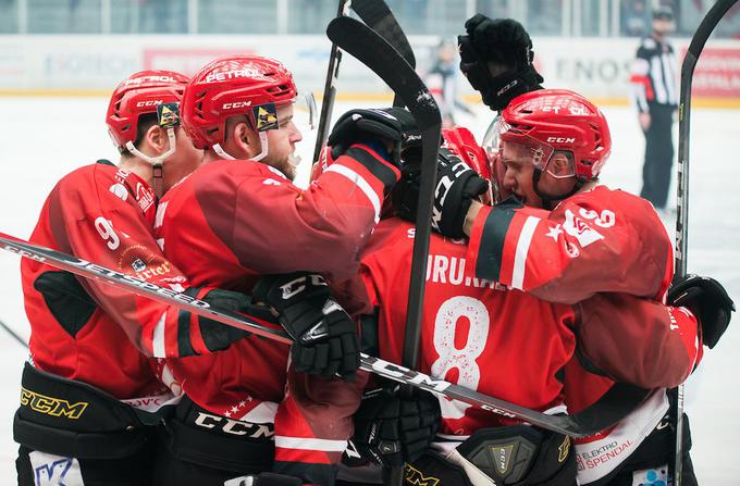 Železarji se bodo v polfinalu pomerili s Kranjčani. | Foto: Peter Podobnik/Sportida