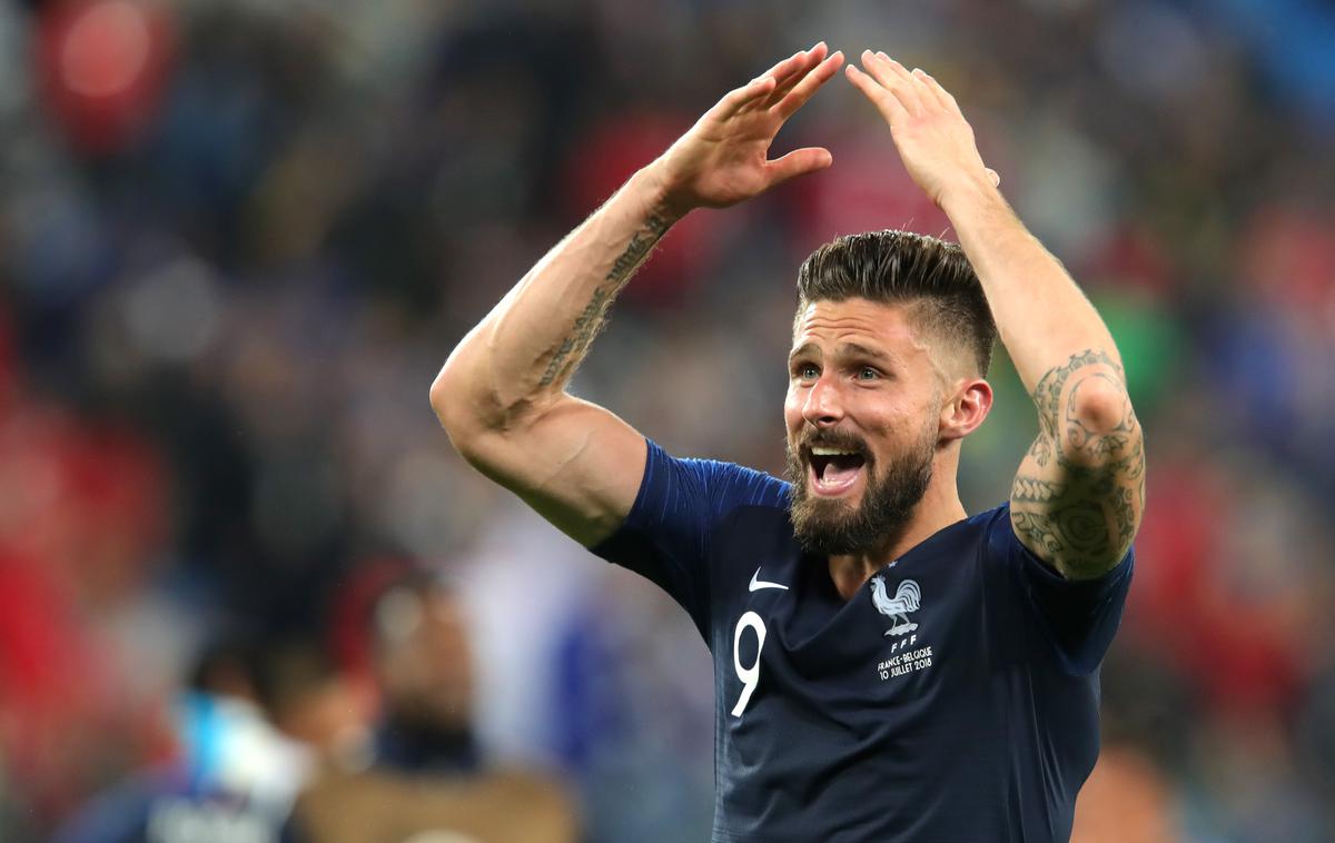 Olivier Giroud | Olivier Giroud je leta 2018 s Francijo osvojil naslov svetovnega prvaka. | Foto Getty Images