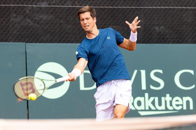 Slovenija Estonija Davisov pokal Aljaž Bedene | Aljaž Bedene je dobil obračun v treh nizih. | Foto Matic Klanšek Velej/Sportida