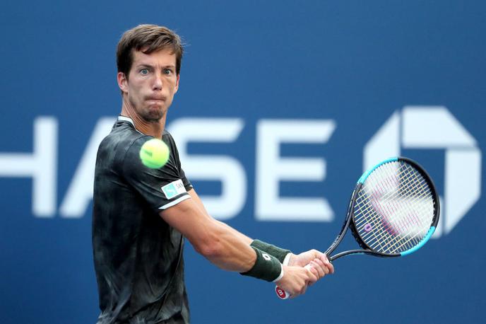 Aljaž Bedene | Aljaž Bedene bi lahko danes postal prvi Slovenec z osvojeno lovoriko na turnirju serije ATP. | Foto Gulliver/Getty Images