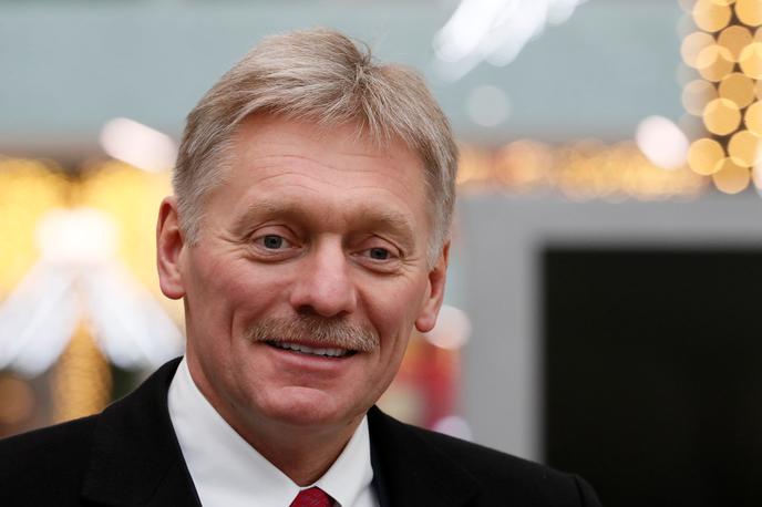 Dmitrij Peskov | "Zelenski ve, kdaj bi se vojna lahko končala. Lahko se konča jutri, če želi," je dejal Dmitrij Peskov, tiskovni predstavnik Kremlja. | Foto Reuters