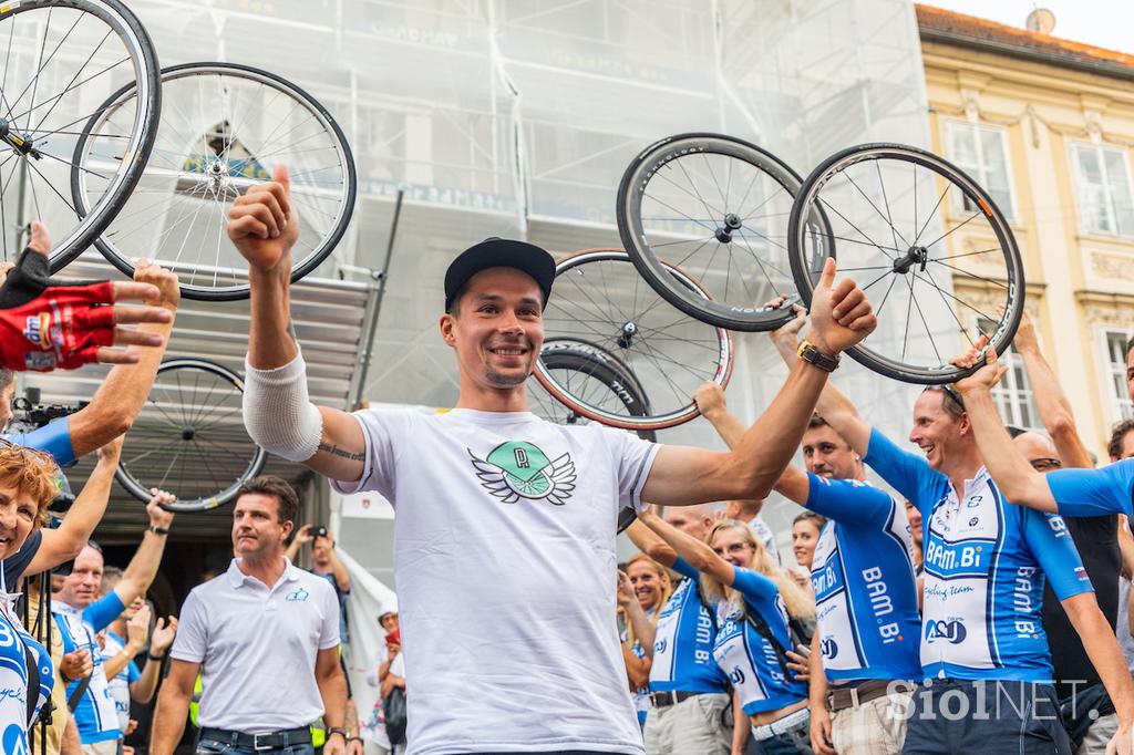 Sprejem za Primoža Rogliča Ljubljana