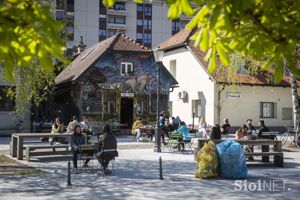 Odprtje gostinskih teras v Ljubljani