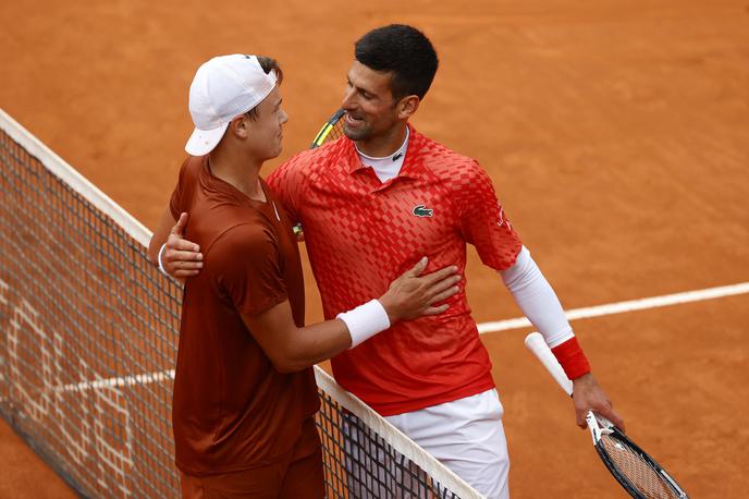 Rim Novak Đokovič Holger Rune | Holger Rune je še drugič premagal Novaka Đokovića. | Foto Reuters