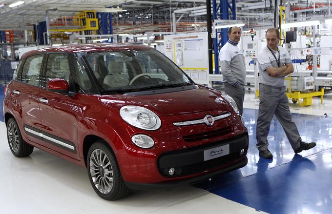 Zaradi stavke je proizvodnja vozil fiat 500L ustavljena. Do zdaj je izpad glede na načrtovano proizvodnjo že 4000 avtomobilov. | Foto: Reuters