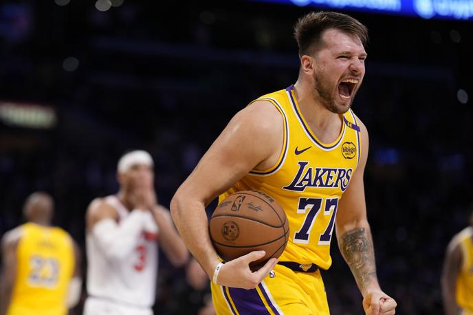 Luka Dončić Los Angeles Lakers | Luka Dončić je z LA Lakers dosegel osmo zaporedno zmago. | Foto Guliverimage