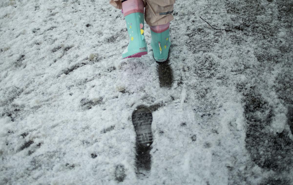 Sneg sneženje Ljubljana | Foto Ana Kovač