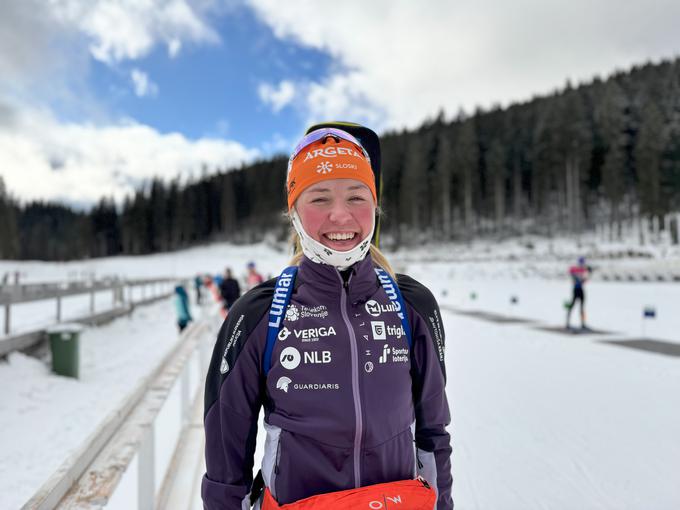 V zadnjem času je Anamarija Lampič prebolevala prehlad.  | Foto: SloSki biatlon