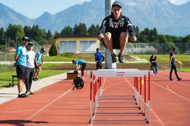 Slovenski skakalci trening Kranj