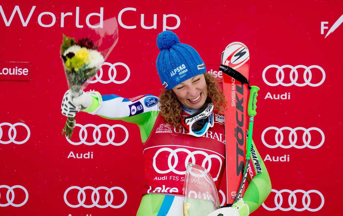 Ilka Štuhec Lake Louise 2016 | Pred natanko šestimi leti je Ilka Štuhec prvič zmagala. Prav v Lake Louisu. | Foto Guliver Image