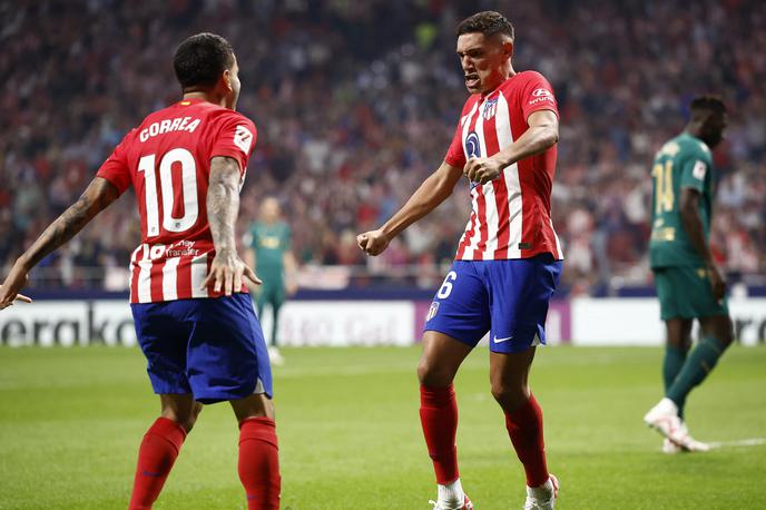 Atletico Madrid Angel Correa | Angel Correa je k preobratu in zmagi Atletica nad Cadizom prispeval dva gola. | Foto Reuters