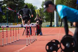 Slovenski skakalci trening Kranj