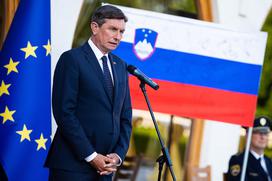 Sprejem OKS Predsednik Pahor Brdo