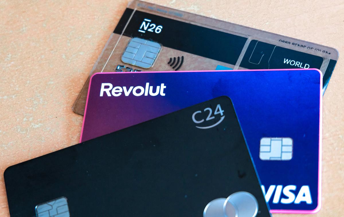 neobanke, Revolut, N26 | Tako Revolut, ki ima sedež v Litvi, kot N26, ki ima sedež v Nemčiji,  imata polno bančno licenco, kar pomeni, da so regulirane in da so depoziti komitentov do sto tisoč evrov zajamčeni. | Foto Guliverimage