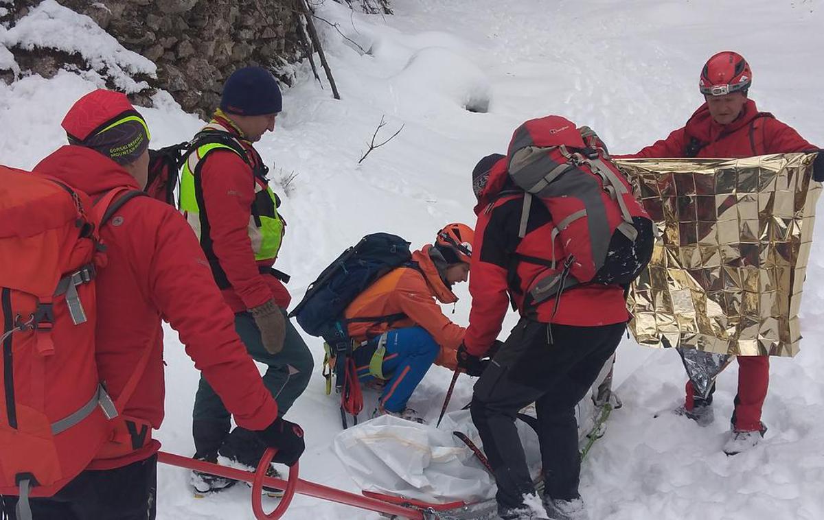 Komna reševalna akcija na Komni | Prejšnji konec tedna se je v slovenskih gorah ponesrečilo šest oseb.  | Foto Borut Gogala