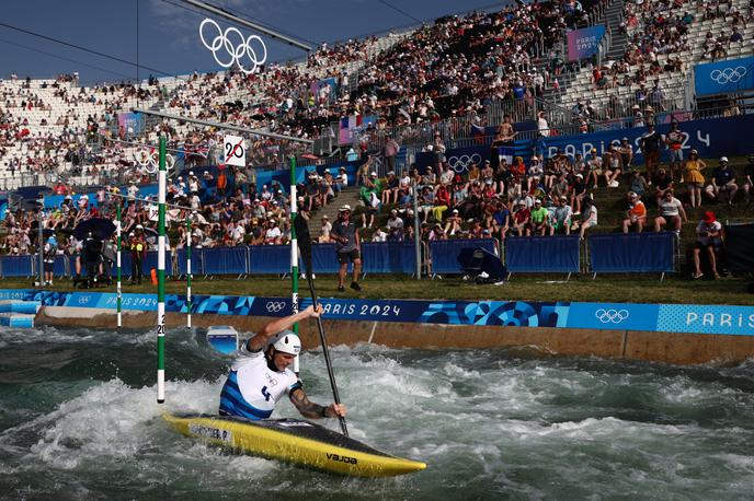 Pariz 2024 kajak Peter Kauzer | Peter Kauzer je olimpijske igre končal v solzah. | Foto Reuters