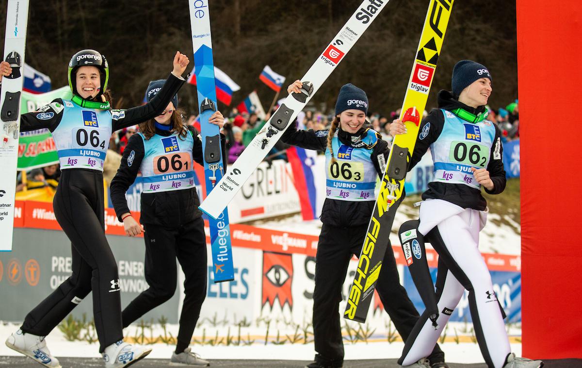 Ljubno Smučarske Skakalke Skoki | Smučarke skakalke bodo danes opravila prve skoke na srednji napravi v Seefeldu. V torek sledi ekipna tekma, na kateri je cilj kolajna, v sredo še posamična tekma, v soboto pa bosta dve skakalki tekmovali tudi na tekmi mešanih ekip. | Foto Matic Ritonja/Sportida