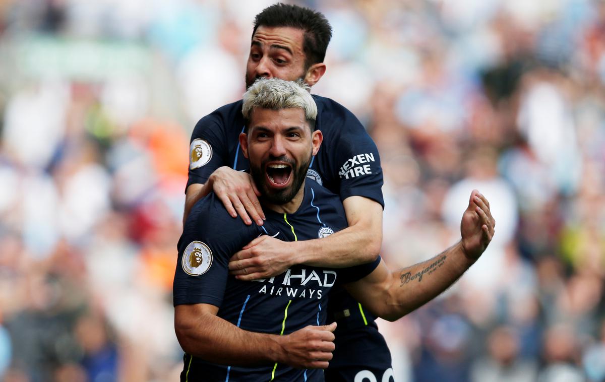 Aguero | Nogometaši Manchester Cityja so vknjižili nove tri točke. | Foto Reuters