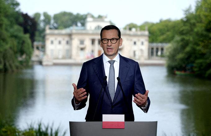 Morawiecki je besede Zelenskega označil za neupravičene, saj država Ukrajino podpira že od prvih dni vojne. | Foto: Reuters