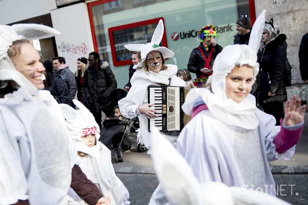 pustni karneval v Ljubljani