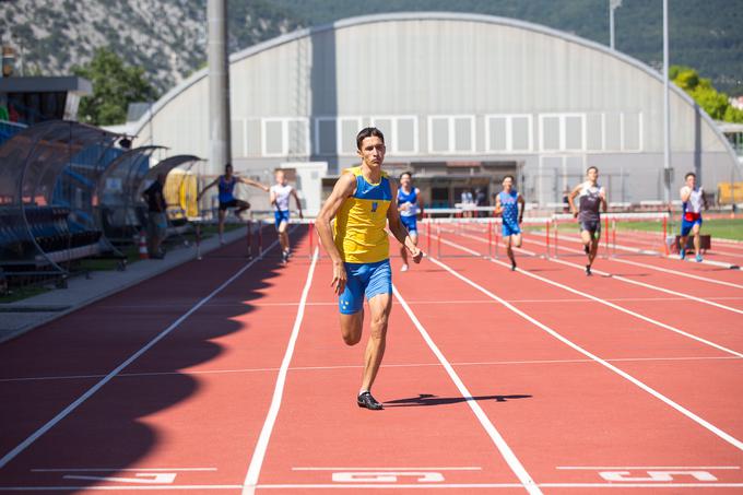 Ian Matic Guček: Želim si še enega teka pod 49 sekundami, kar bi mi z malo sreče zagotovilo finalni nastop. | Foto: Peter Kastelic/AZS