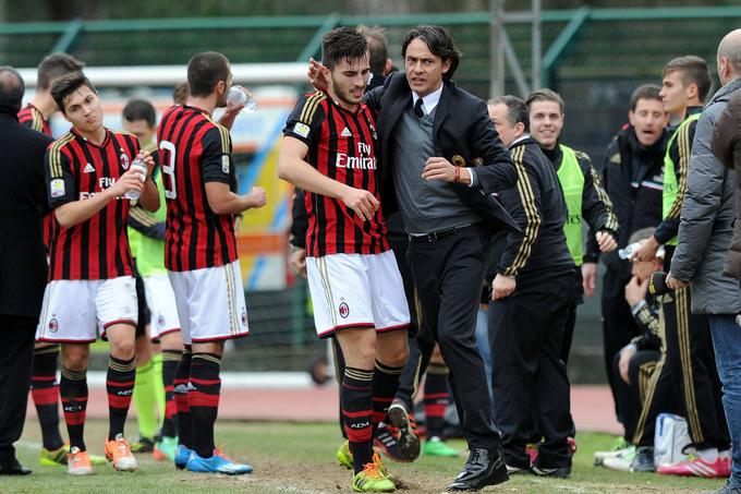 Ko se je kot najstnik dokazoval pri slovitem Milanu, ga je vodil nekdanji zvezdnik italijanskega in svetovnega nogometa Pippo Inzaghi. Primorec ima manj zelo prijetne spomine. | Foto: Guliverimage/Vladimir Fedorenko