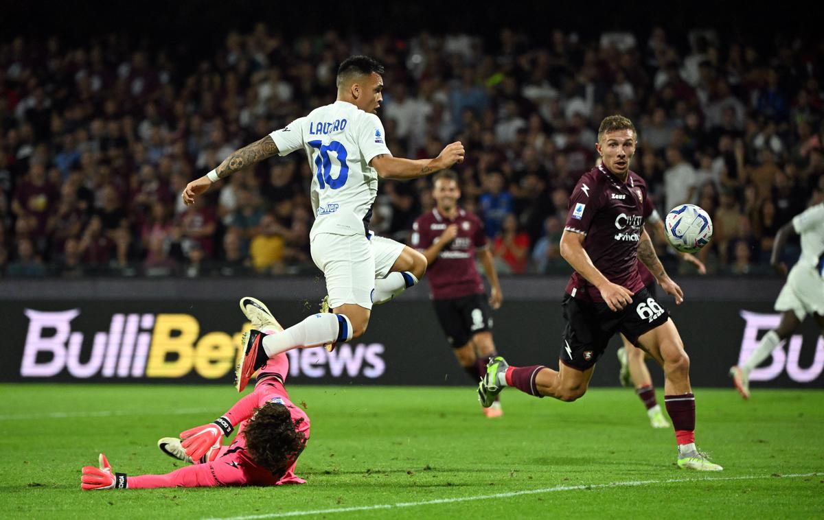 Inter Milan Lautaro Martinez | Lautaro Martinez je dosegel svoj šesti, sedmi, osmi in deveti gol v novi sezoni serie A. | Foto Reuters