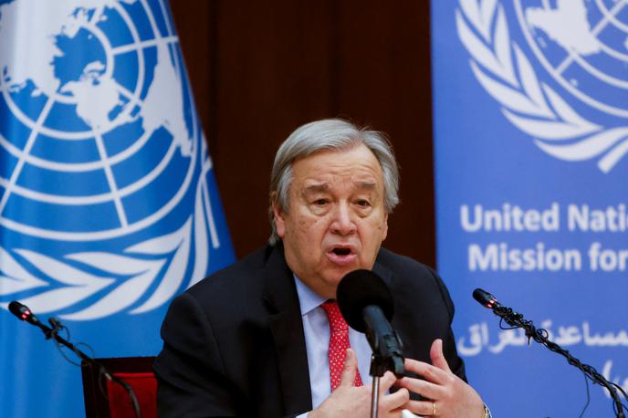 Antonio Guterres | Generalni sekretar ZN Antonio Guterres je potrdil, da se obtožbe, ki jih preiskujejo tudi Združeni narodi, nanašajo na 12 ljudi. Devet so jih odpustili, eden je mrtev, identiteto dveh drugih pa še ugotavljajo. | Foto Reuters