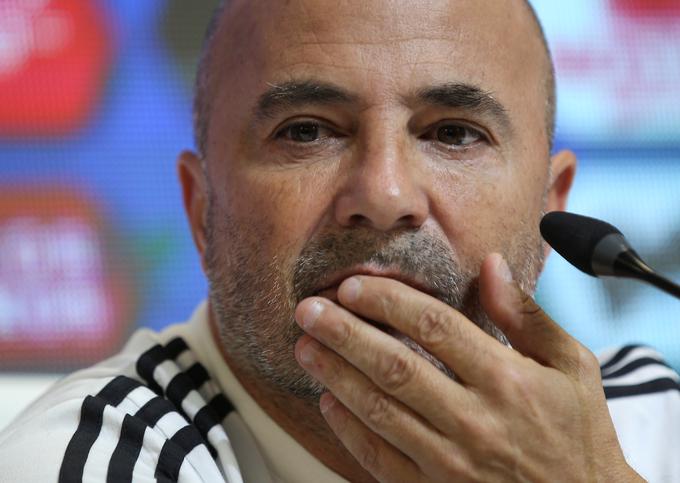 Jorge Sampaoli bi se v primeru novega "spodrsljaja" znašel v velikih težavah. | Foto: Reuters