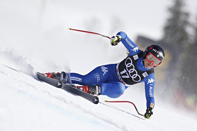 Sofia Goggia | Sofia goggia si je zlomila gleženj in bo odsotna vsaj do konca januarja. | Foto Getty Images