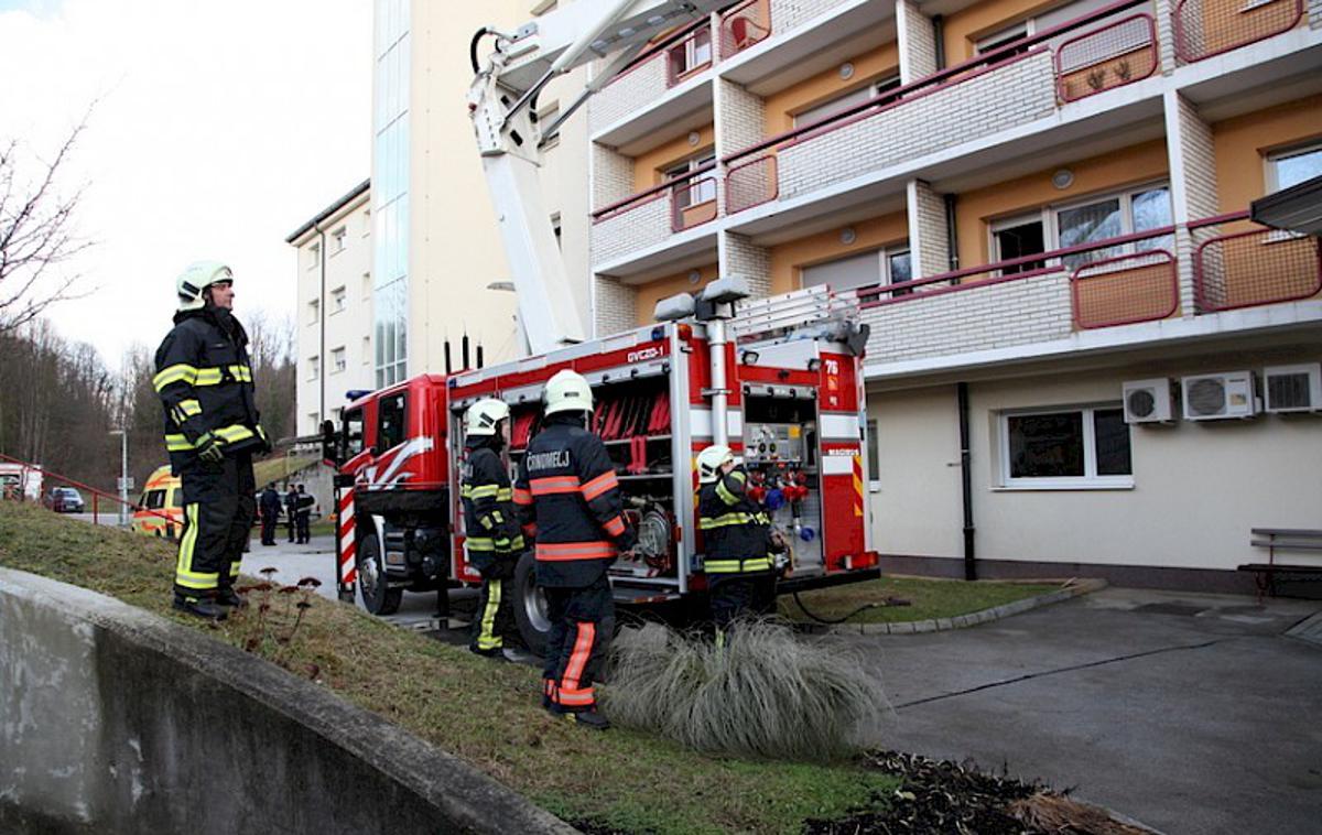 Požar v domu starejših v Črnomlju | Foto Aleksander Riznič/PGD Črnomelj