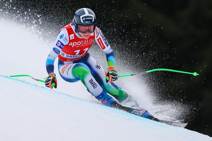 Garmisch Ilka Štuhec | Ilka Štuhec je stisnila zobe in nastopila kljub močnim bolečinam v kolenu. | Foto Guliver Image