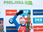 Biatlon Pokljuka zasledovalna tekma ženska