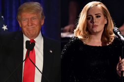 Trump je zdaj ujezil še Adele