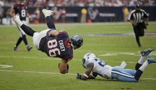 Texans strah vzbujajoče, Saints v izgubljenem položaju