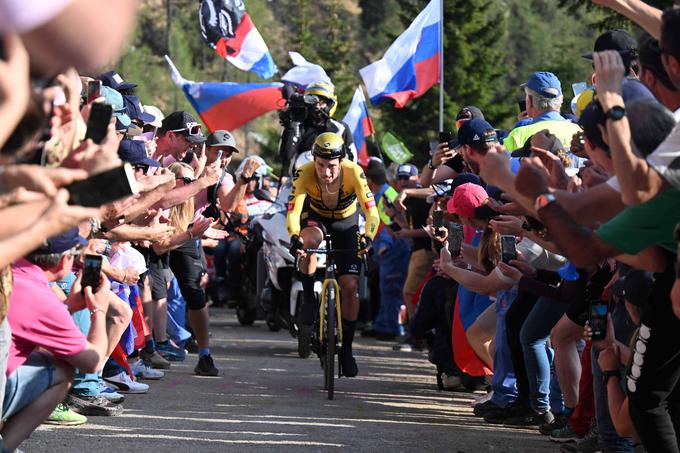 Sanjski konec brutalne 20. etape med nepregledno množico slovenskih navijačev | Foto: Guliverimage/Vladimir Fedorenko