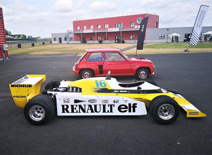 Dva prelomna trenutka 'turbo' tehnologije - dirkalnik formule ena in renault 5 turbo. | Foto: Gregor Pavšič