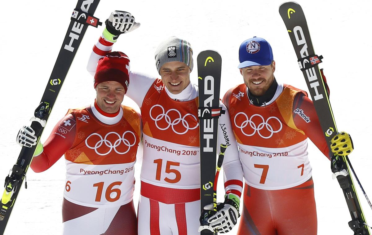 Matthias Mayer ZOI Pjongčang 2018 superG | Foto Reuters