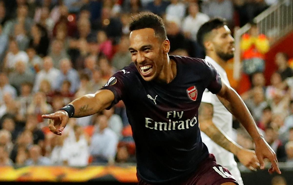 Pierre-Emerick Aubameyang | Pierre-Emerick Aubameyang je na Mestalli zabil hat-trick. | Foto Reuters