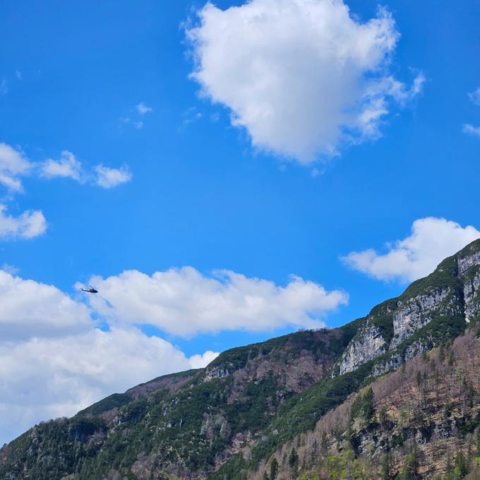 Reševalna akcija strmoglavljenega letala | Foto: GRS Bovec