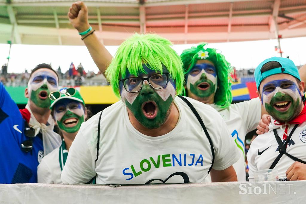 Euro 2024 Frankfurt Slovenija Portugalska navijači