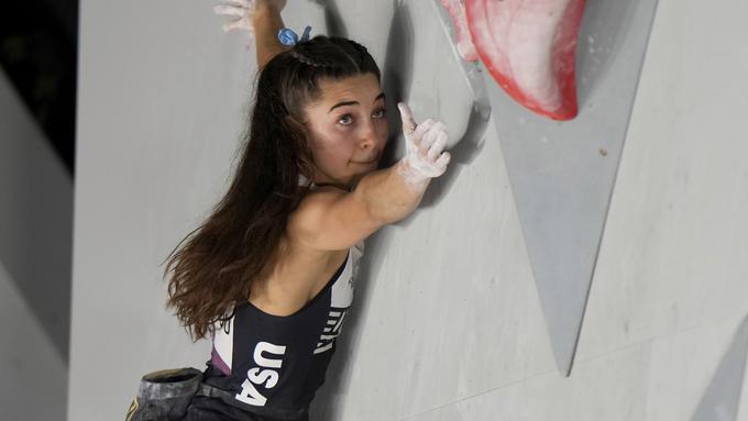 Marca v Slovenijo prihaja ameriška plezalka Brooke Raboutou, ki bo trenirala z Garnbretovo in Krajnikom. | Foto: Guliverimage/Vladimir Fedorenko